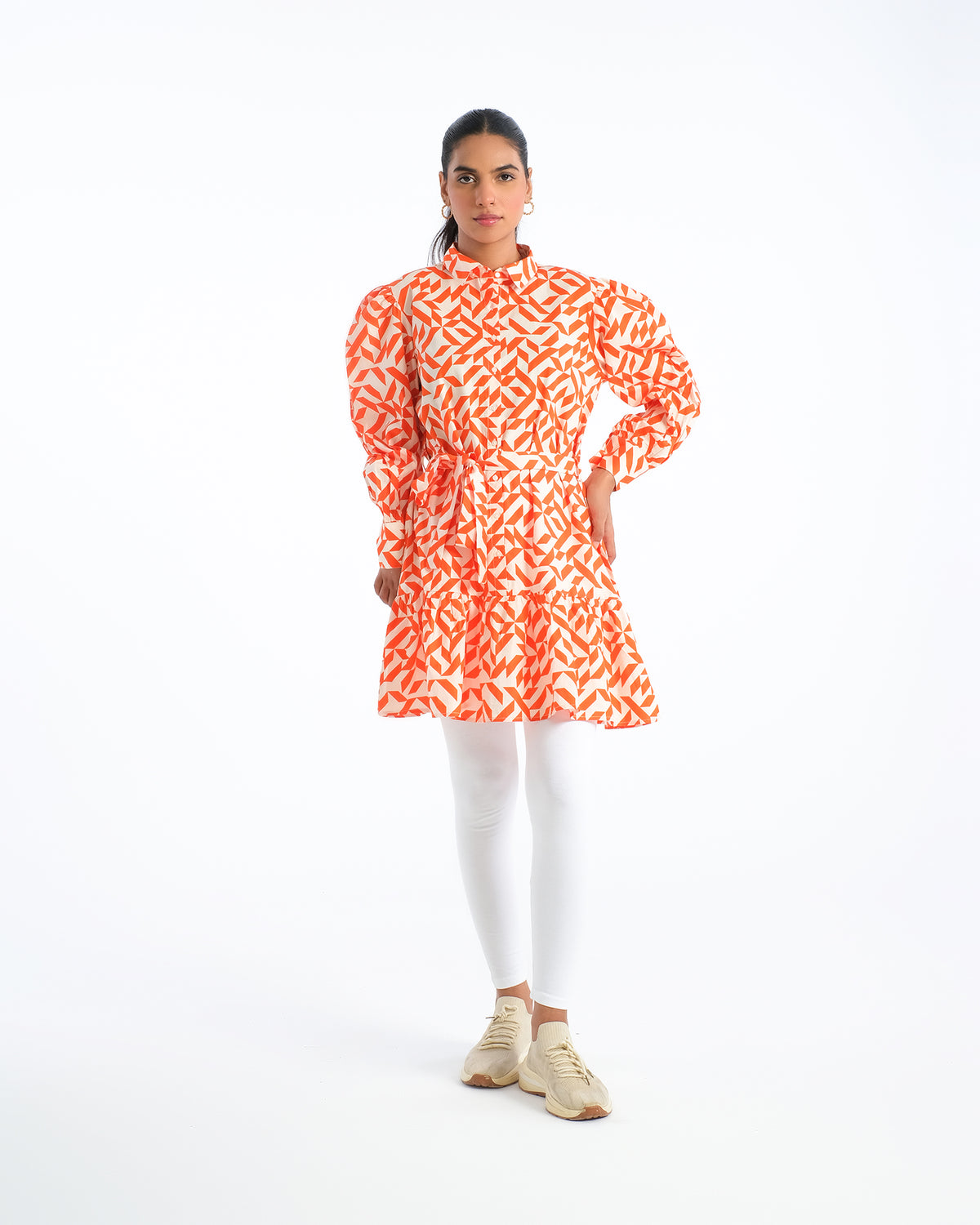 Women Printed Mid-Length Top - Engine - Buy Now