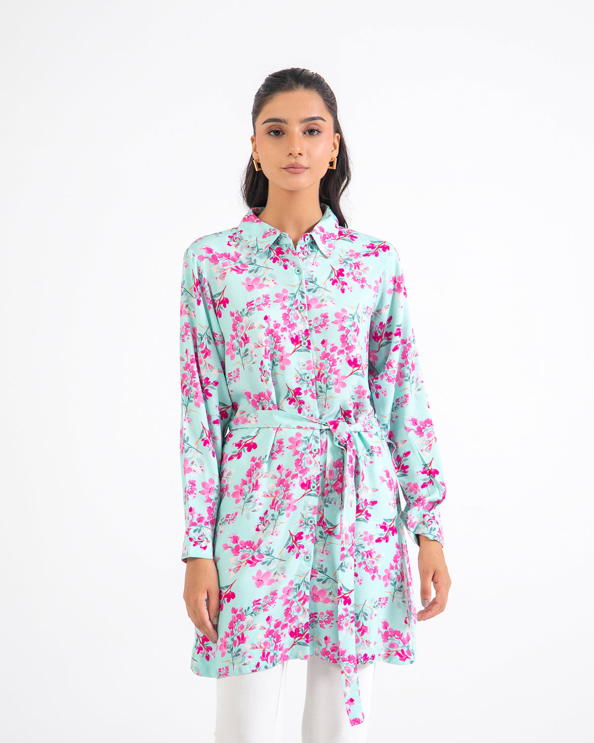 Women Printed Mid-Length Top - Engine - Buy Now
