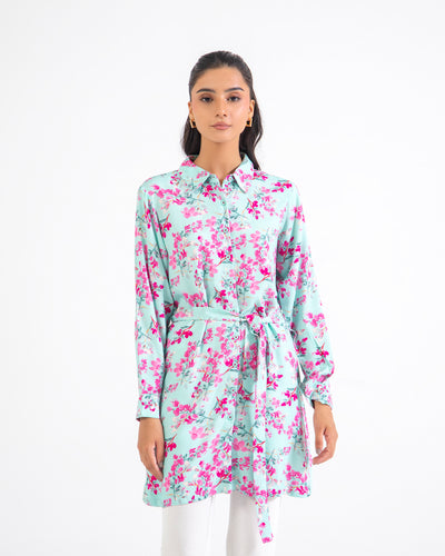 Women Printed Mid-Length Top