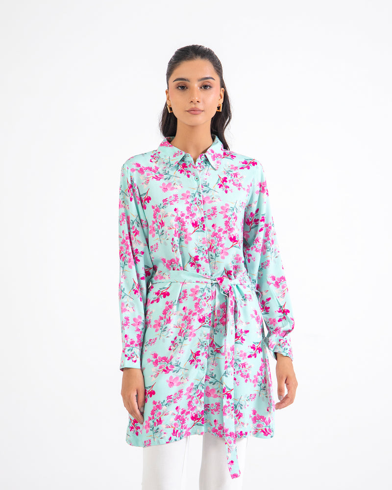 Women Printed Mid-Length Top - Engine - Buy Now