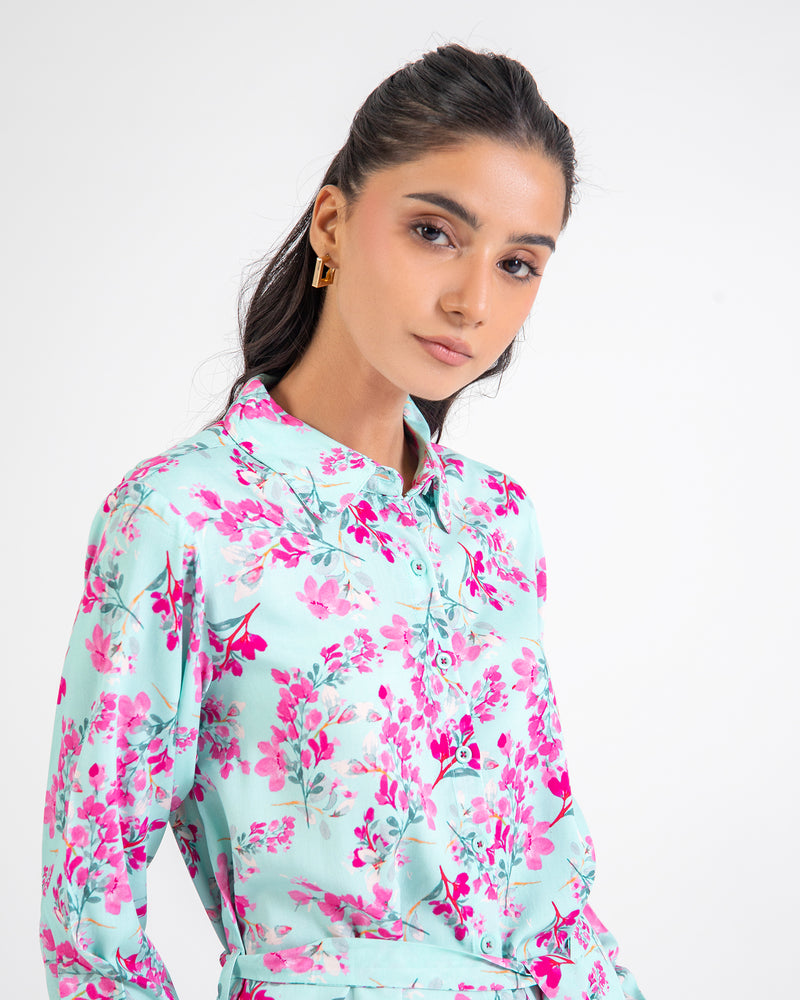 Women Printed Mid-Length Top - Engine - Buy Now