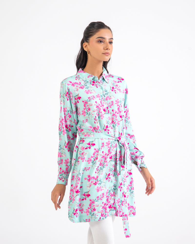 Women Printed Mid-Length Top - Engine - Buy Now
