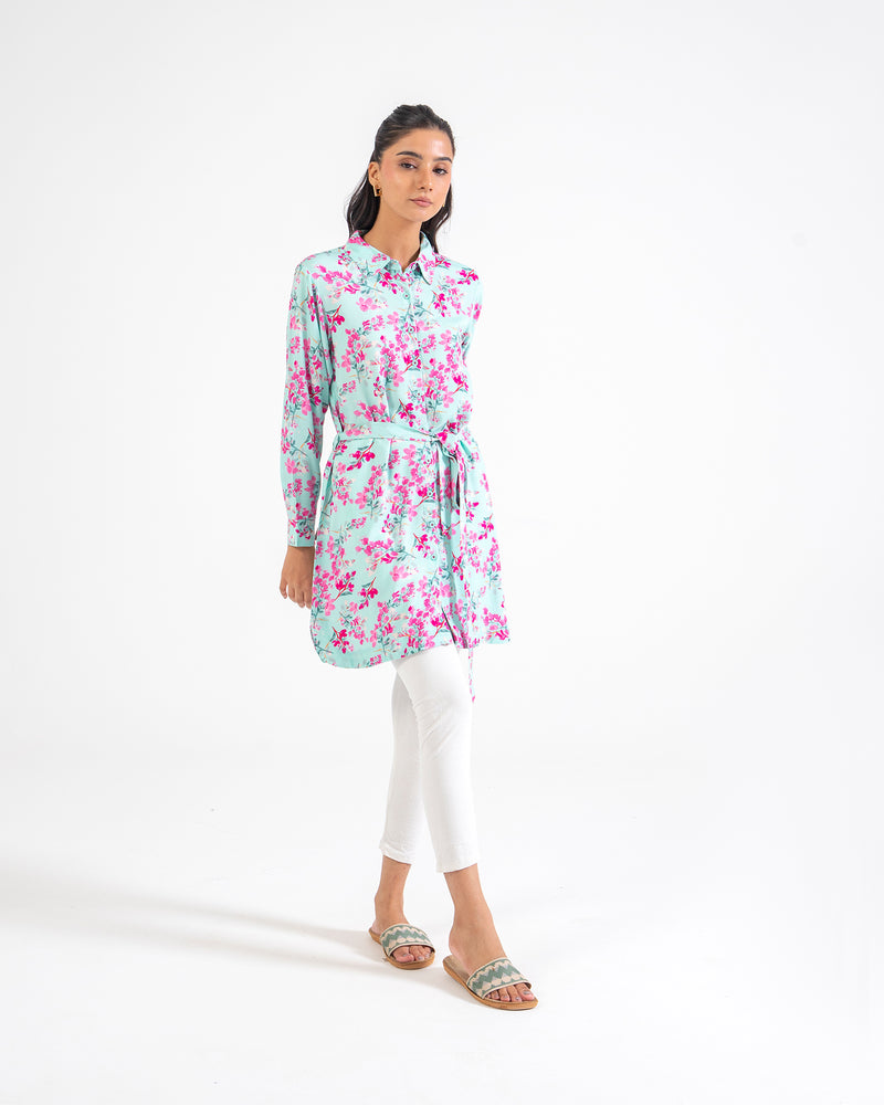 Women Printed Mid-Length Top - Engine - Buy Now