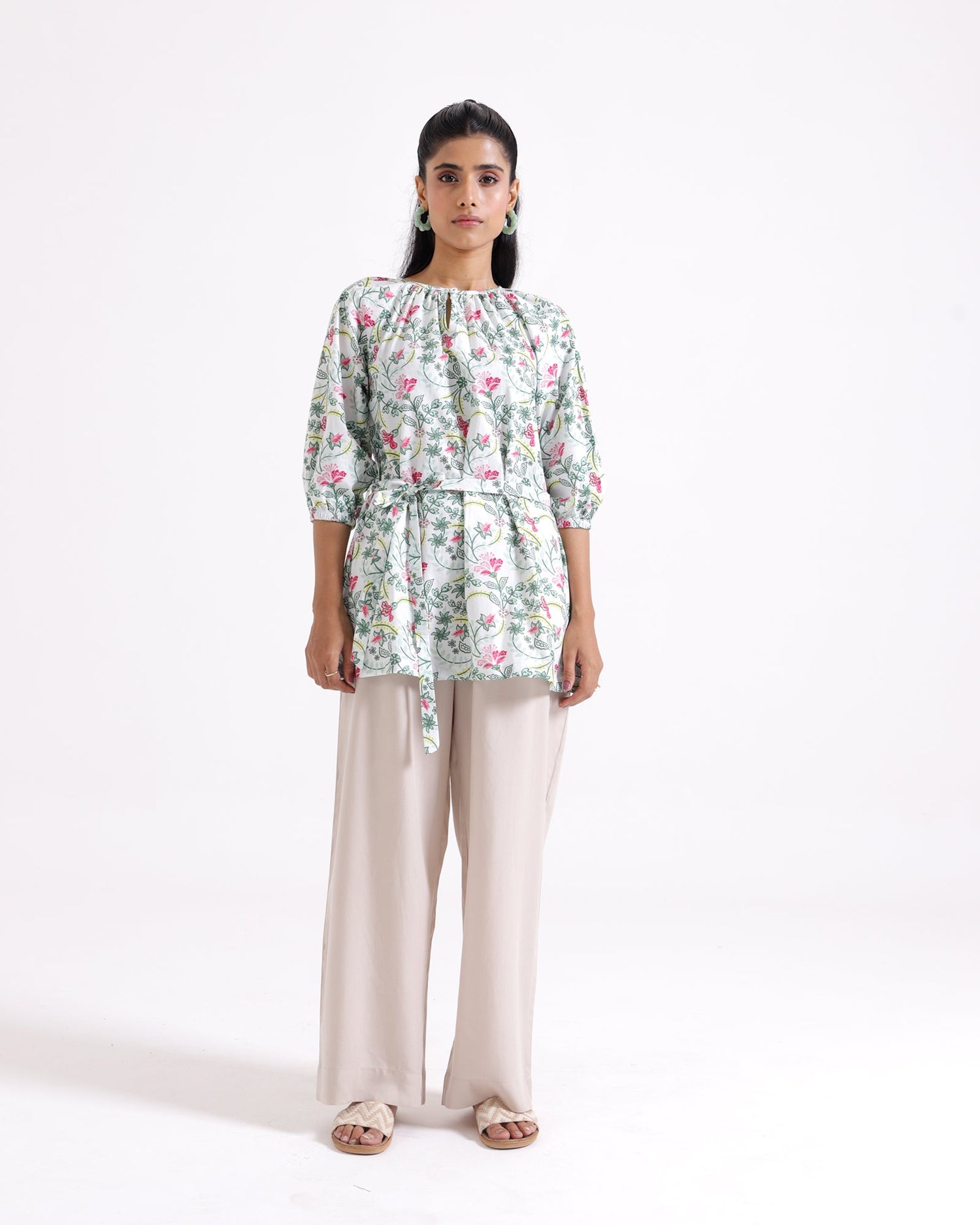 Women Printed Mid-Length Top - Engine - Buy Now
