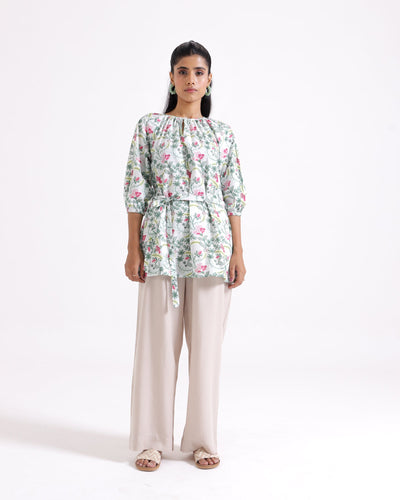 Women Printed Mid-Length Top