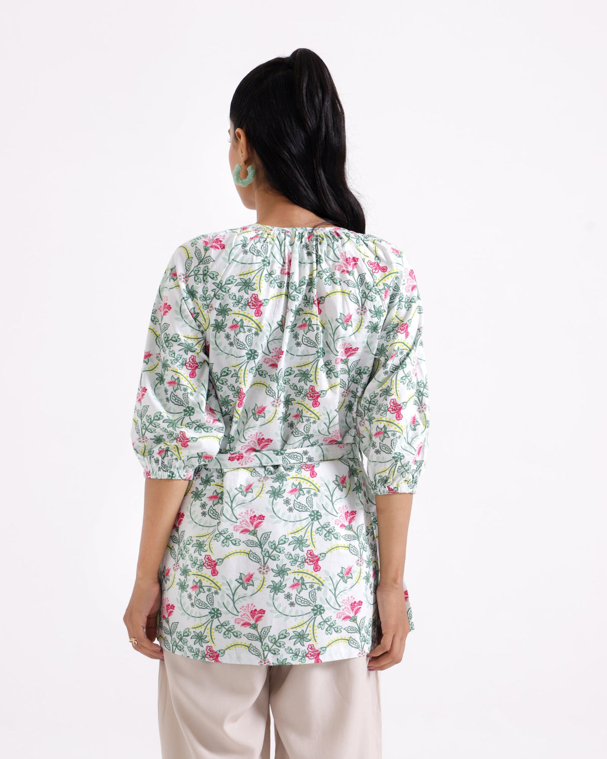 Women Printed Mid-Length Top - Engine - Buy Now