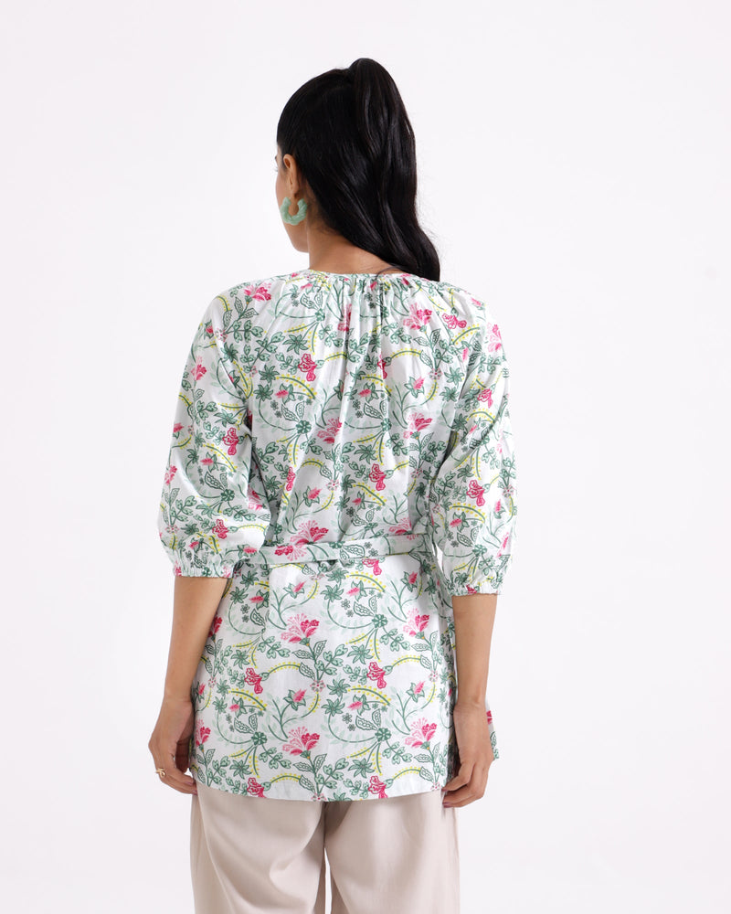 Women Printed Mid-Length Top - Engine - Buy Now