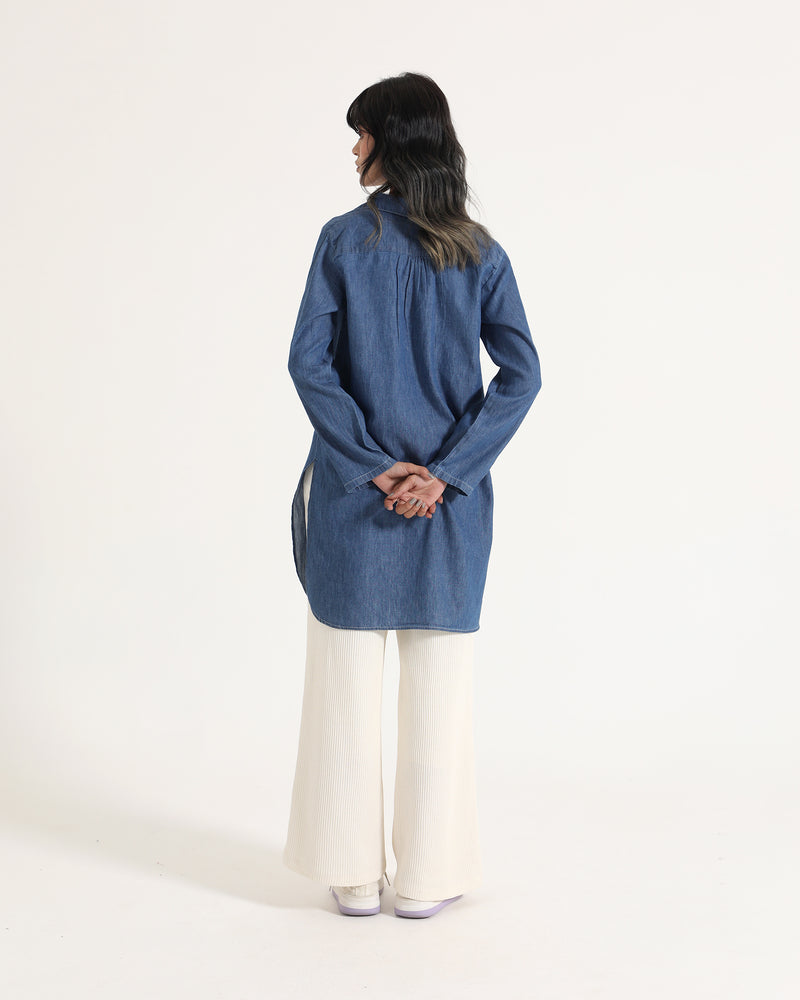 Women Mid-Length Top - Denim - Engine - Buy Now
