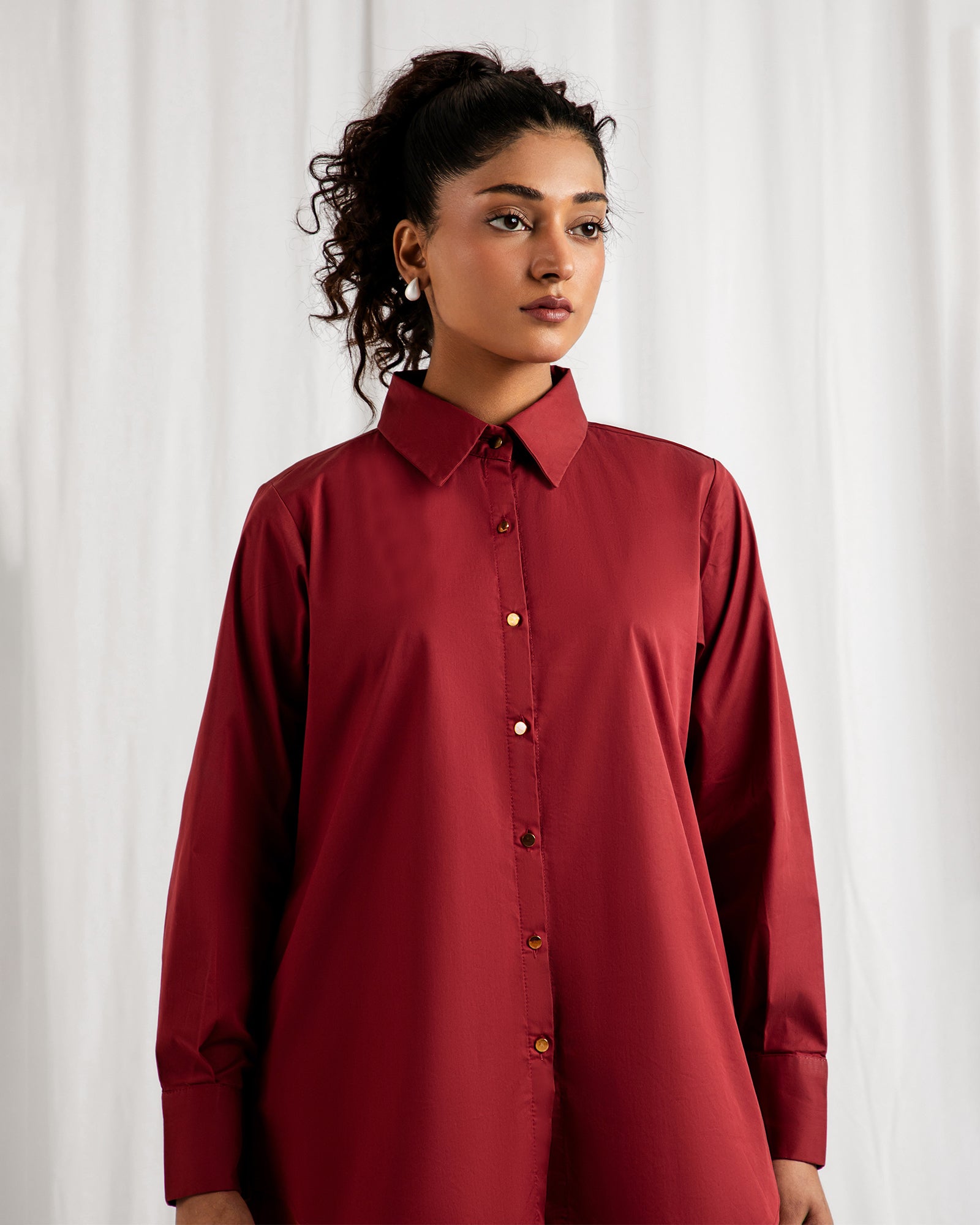 Women Button Down Top