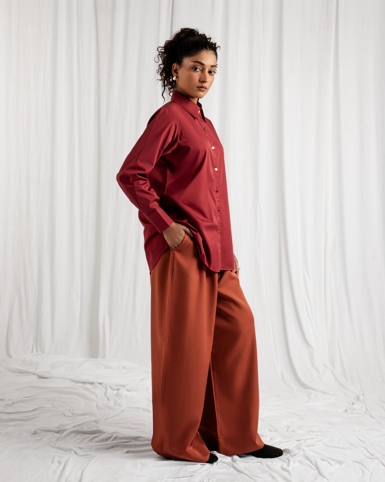 Women Button Down Top