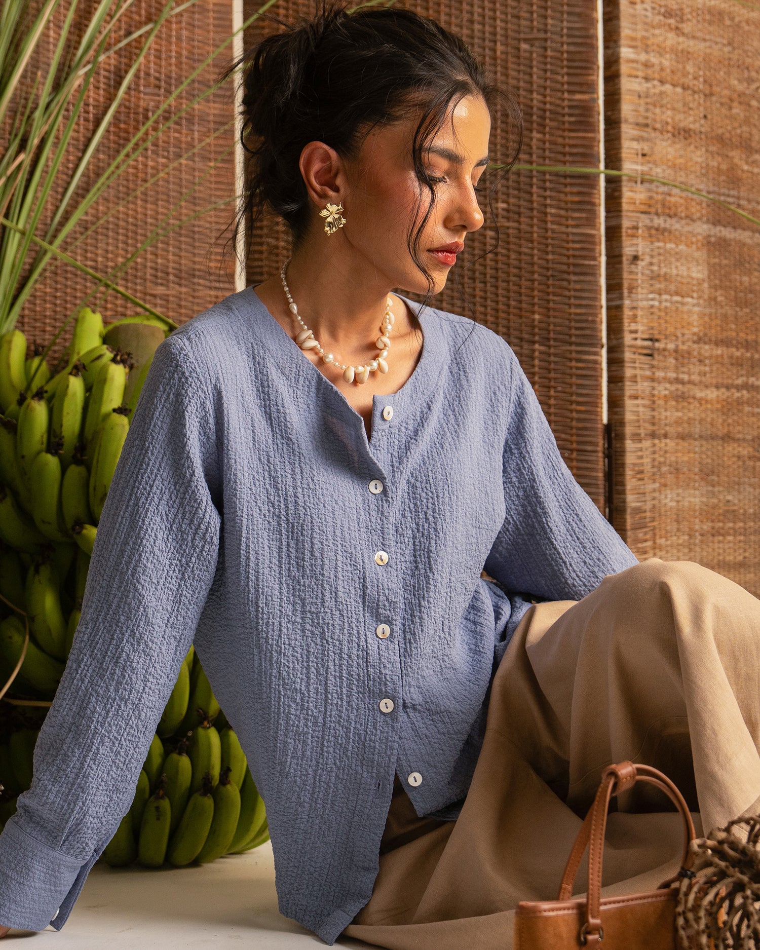Women Button Down Top - Engine - Buy Now