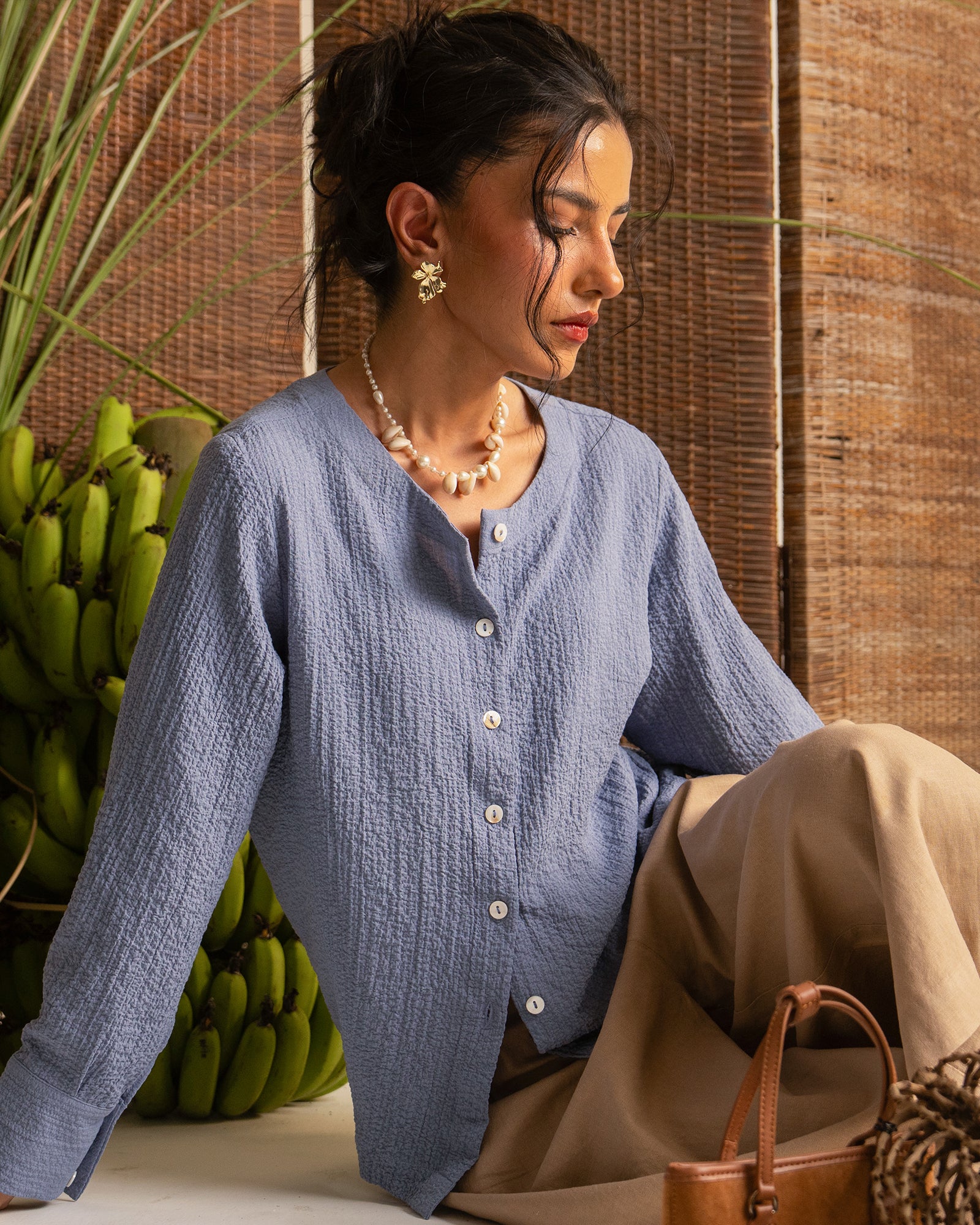 Women Button Down Top - Engine - Buy Now