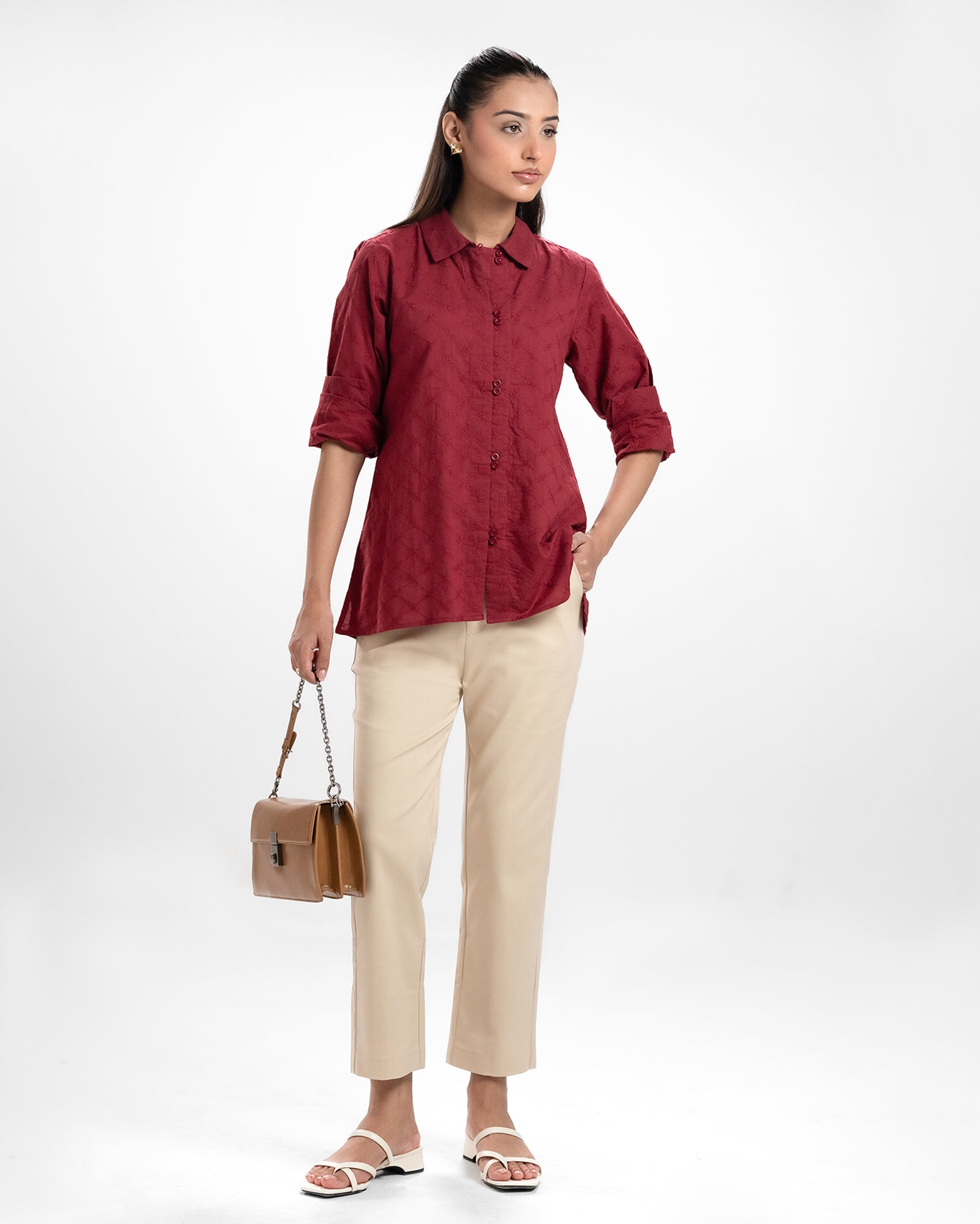 Women Button Down Top - Engine - Buy Now