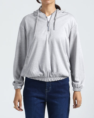 Women Zip Thru Active Wear Hoodie