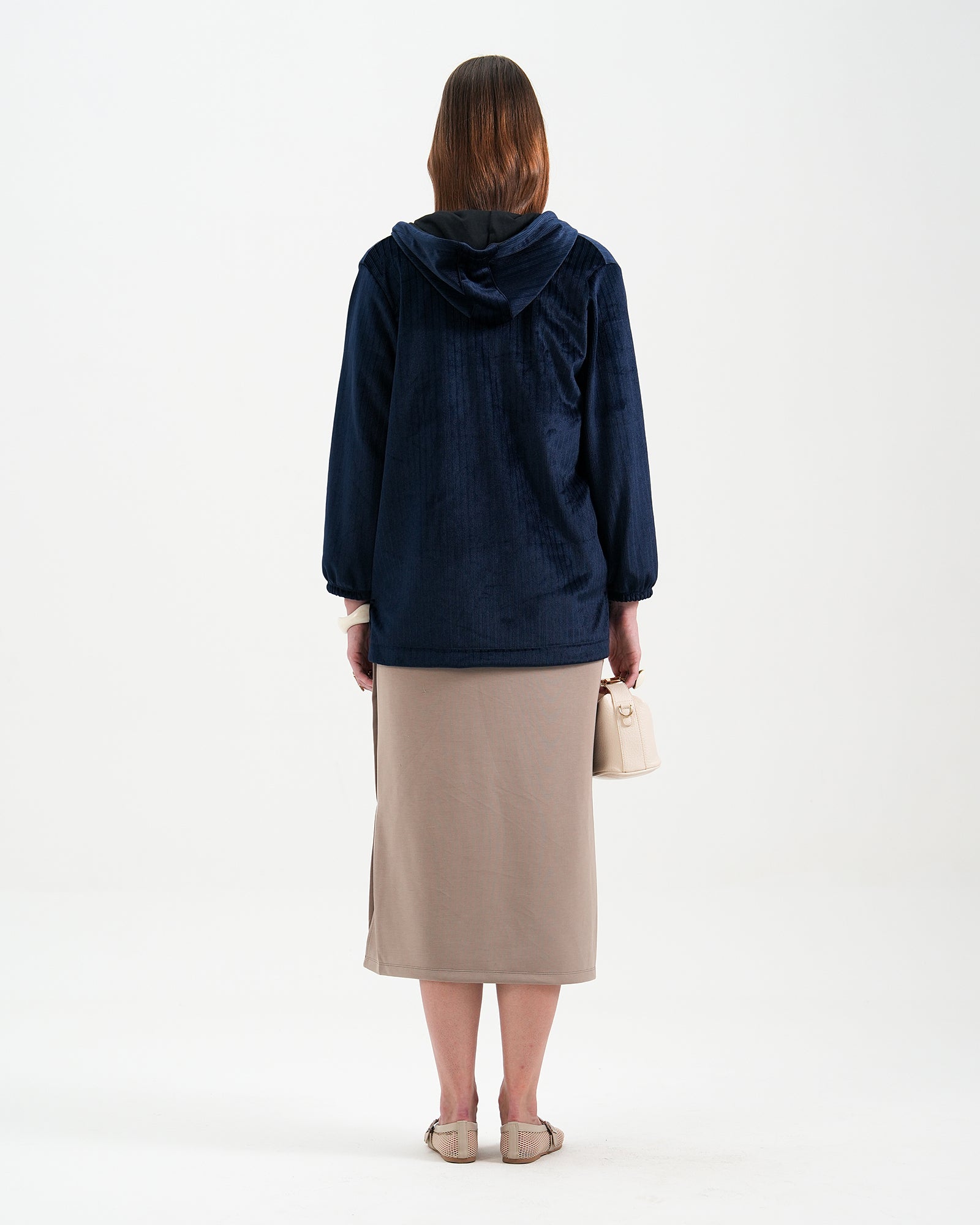 Women Basic Zip-Up Upper