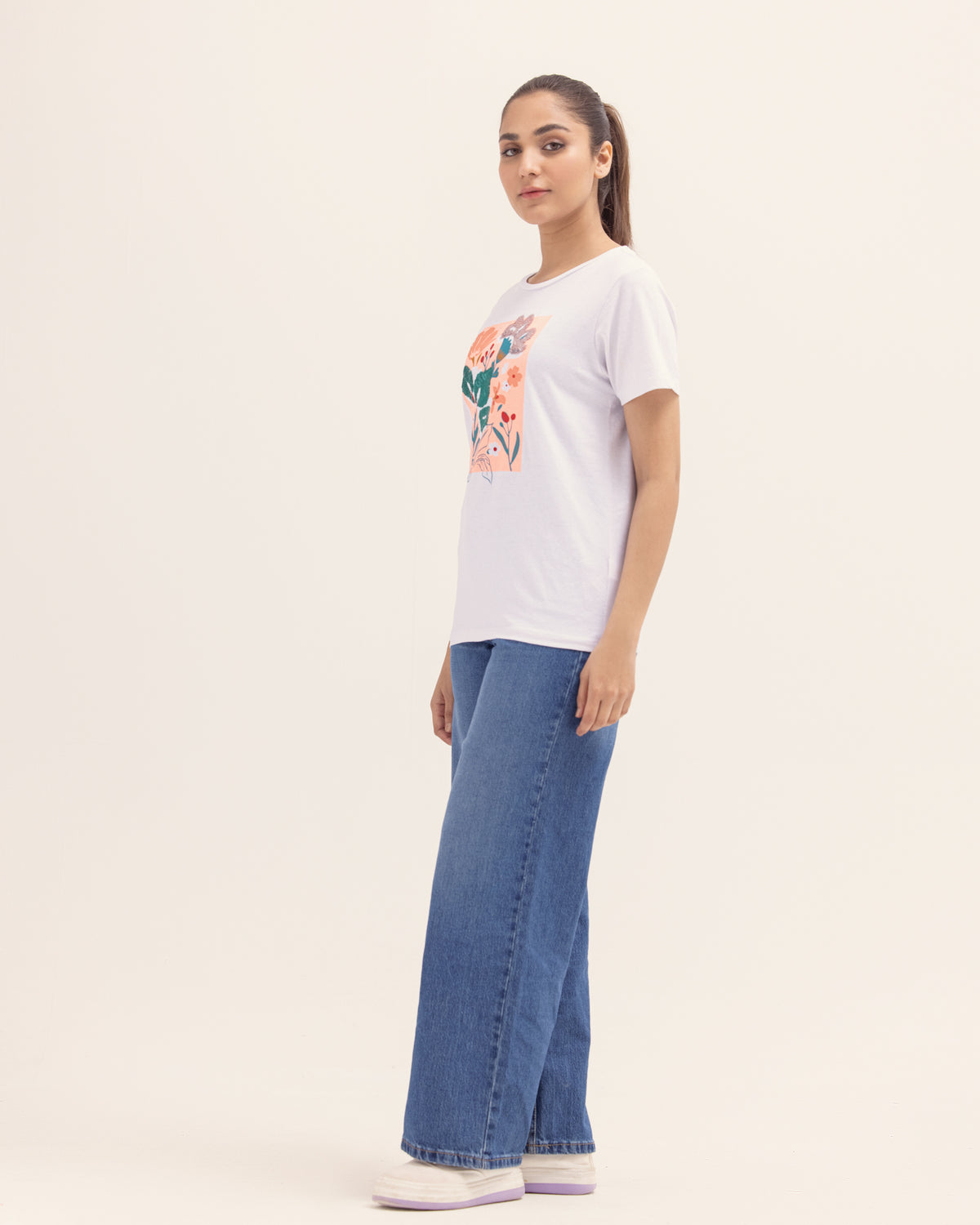 Women Printed T Shirt - Engine - Buy Now