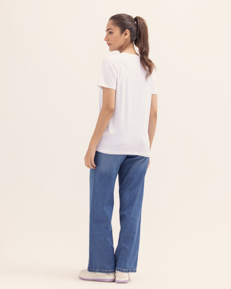 Women Printed T Shirt - Engine - Buy Now