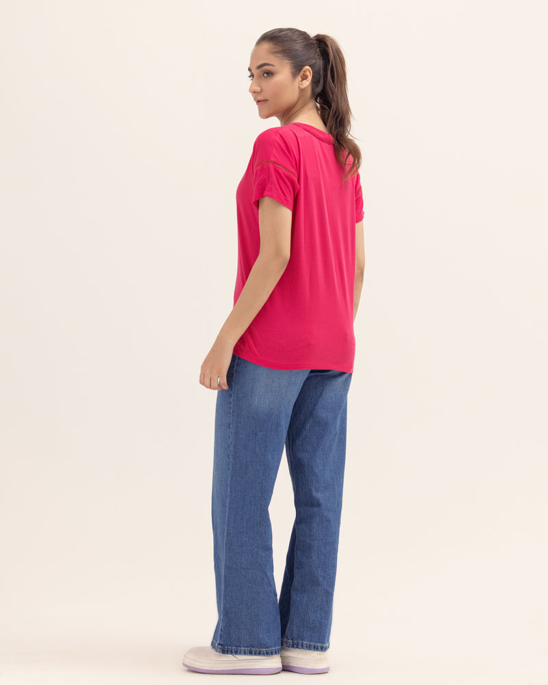 Women V Neck Tee - Engine - Buy Now