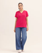 Women V Neck Tee - Engine - Buy Now