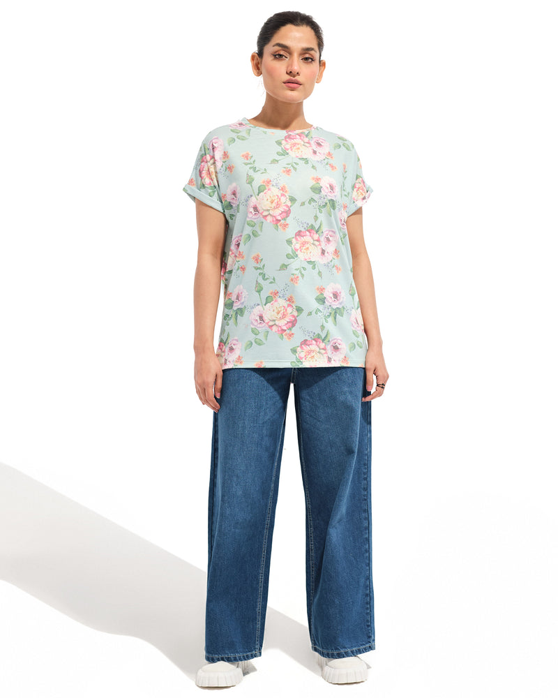 Women Floral Printed Tee - Engine - Buy Now