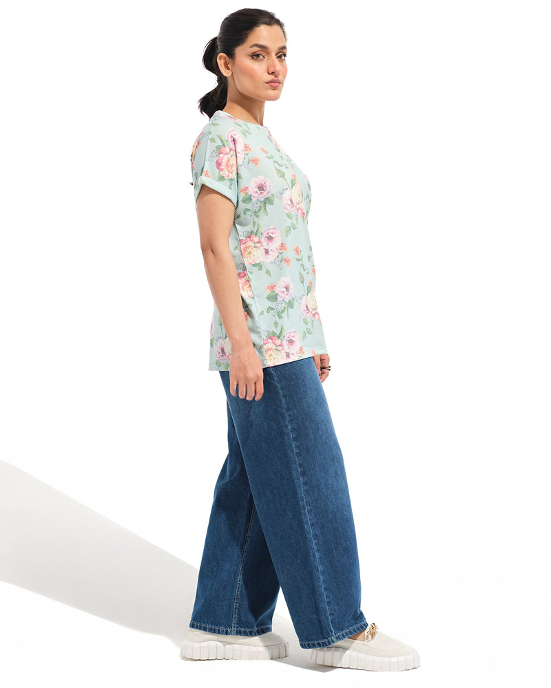 Women Floral Printed Tee - Engine - Buy Now
