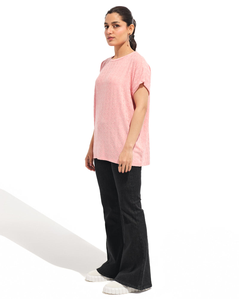 Women Textured Tee - Engine - Buy Now
