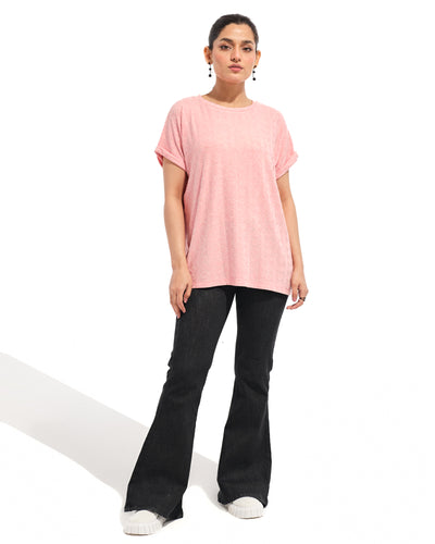 Women Textured Tee