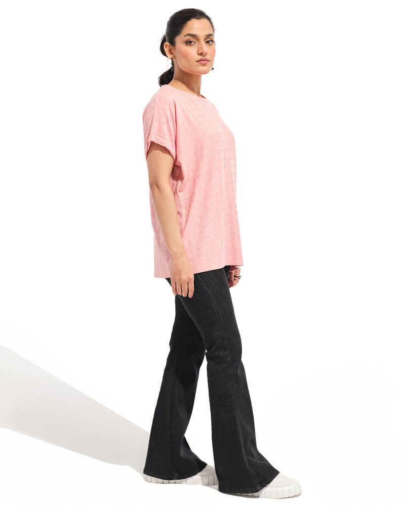 Women Textured Tee - Engine - Buy Now