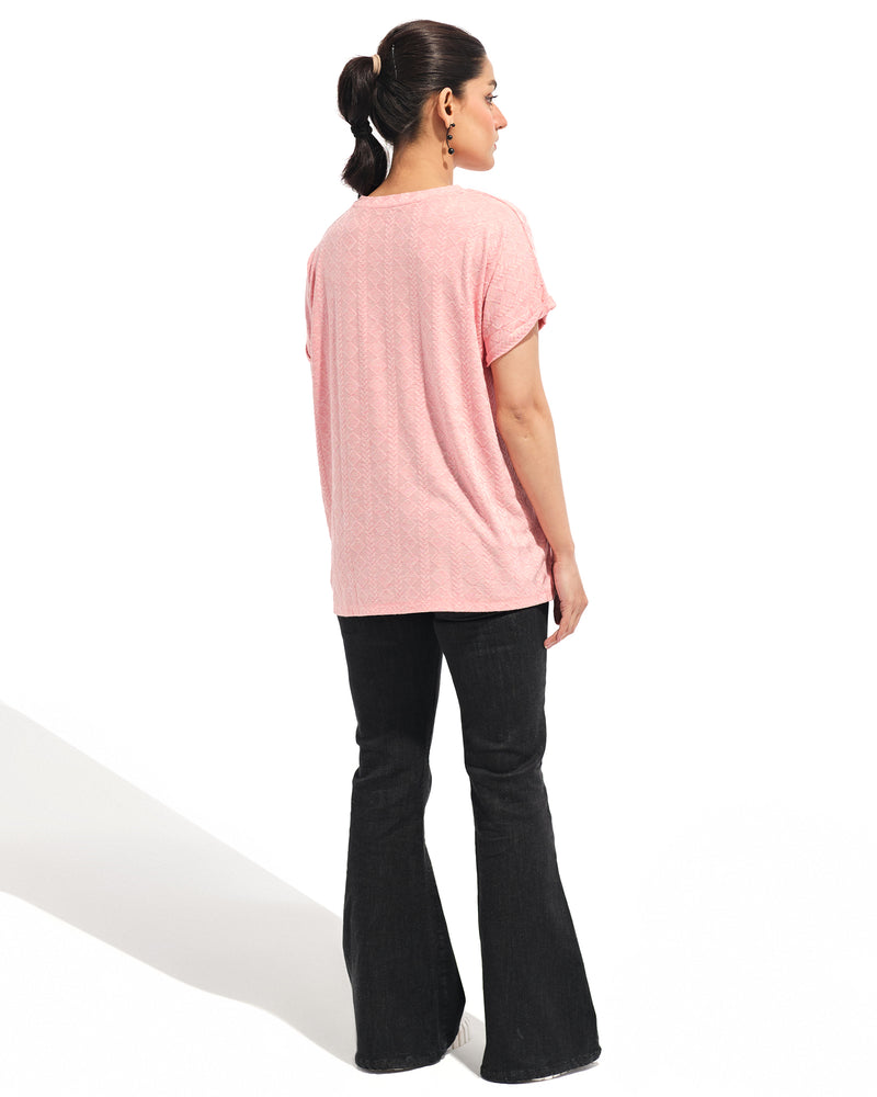 Women Textured Tee - Engine - Buy Now