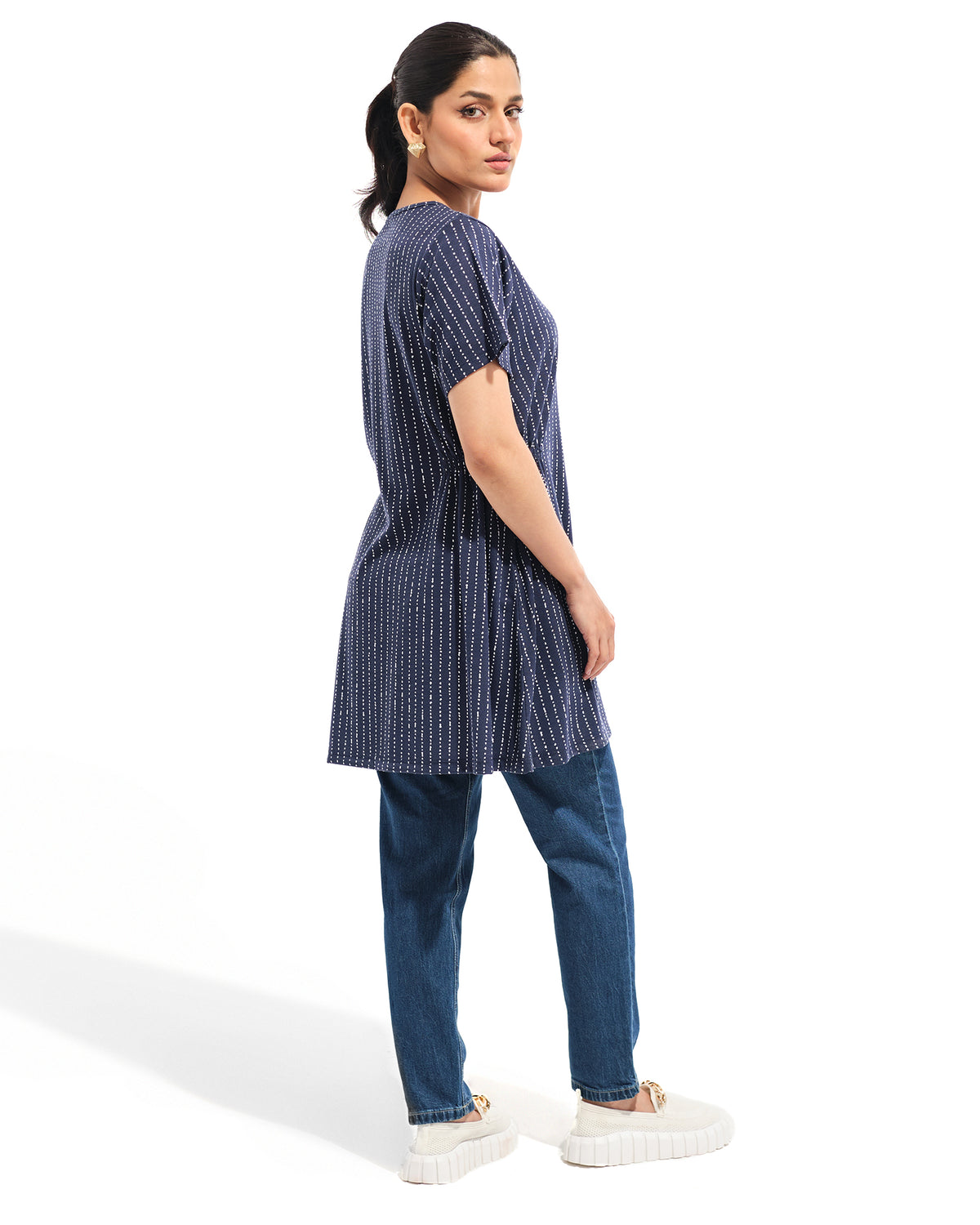 Women Printed Midi Dress - Engine - Buy Now