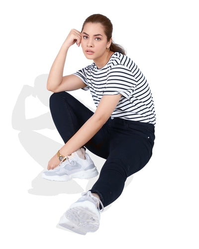 Women Striped T Shirt