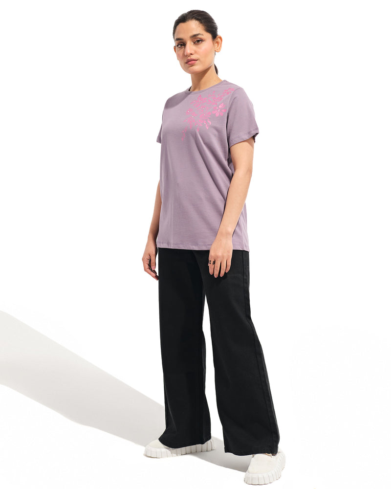 Women Floral Graphic Tee - Engine - Buy Now