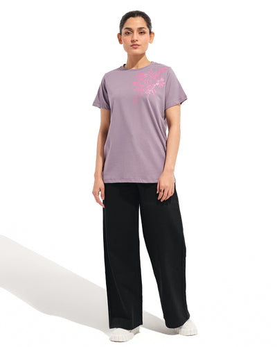 Women Floral Graphic Tee