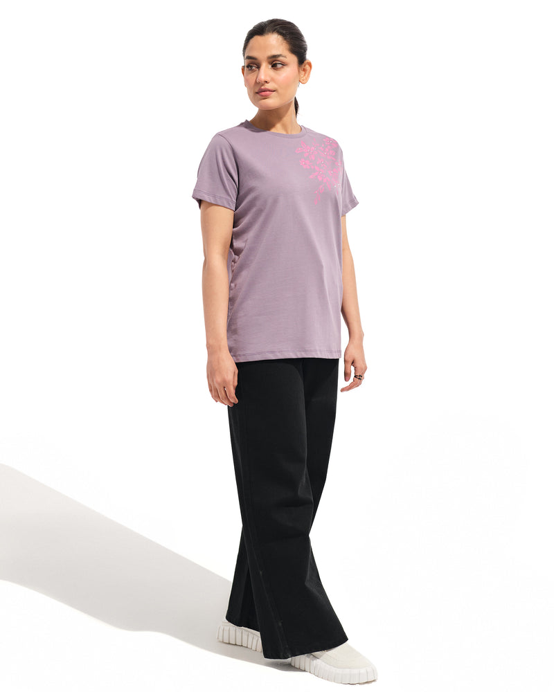 Women Floral Graphic Tee - Engine - Buy Now
