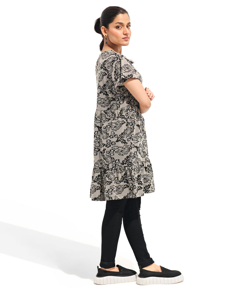 Women Printed Tier Dress - Engine - Buy Now