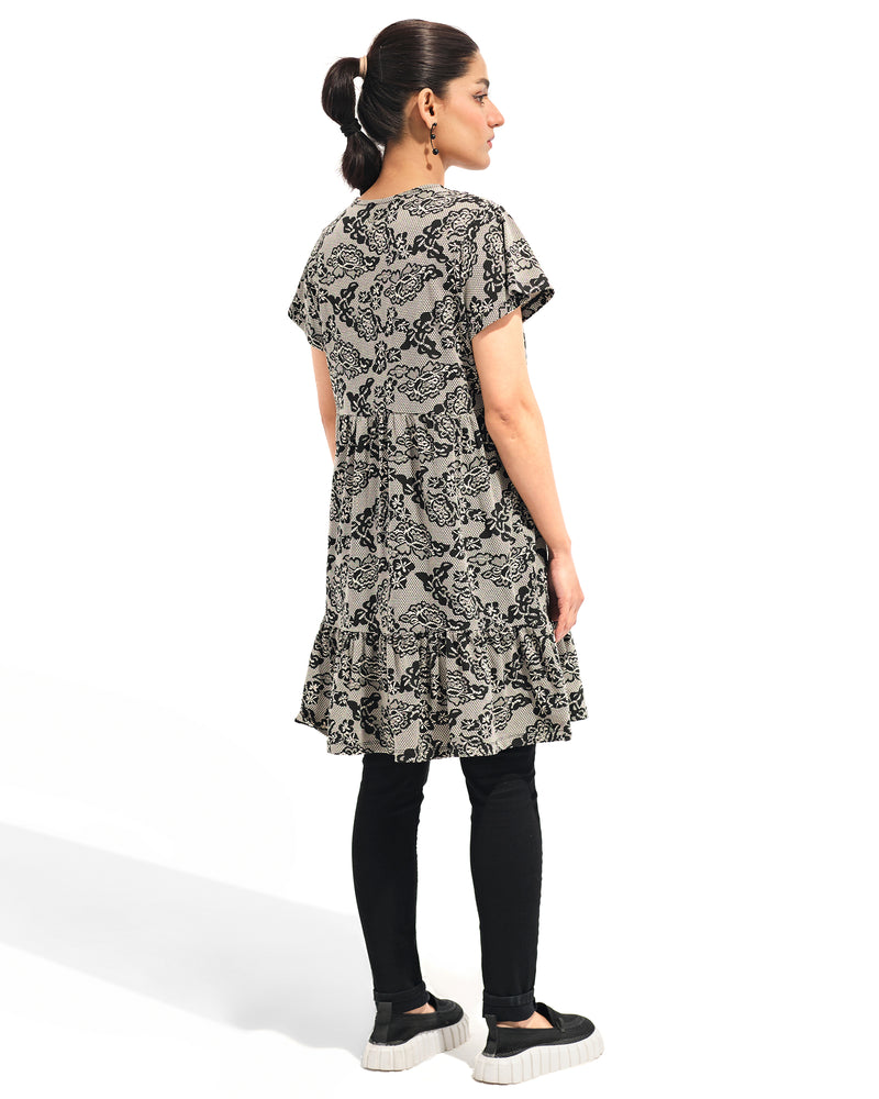 Women Printed Tier Dress - Engine - Buy Now