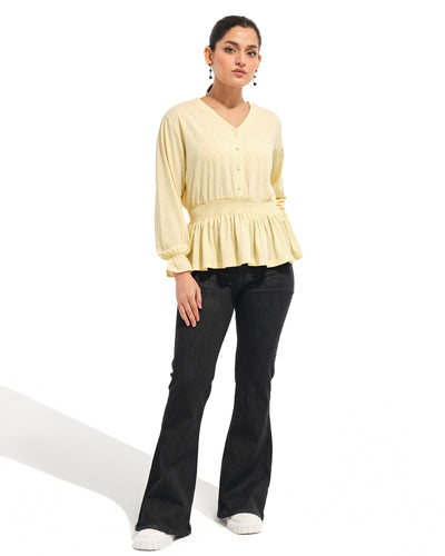 Women Smocking Top