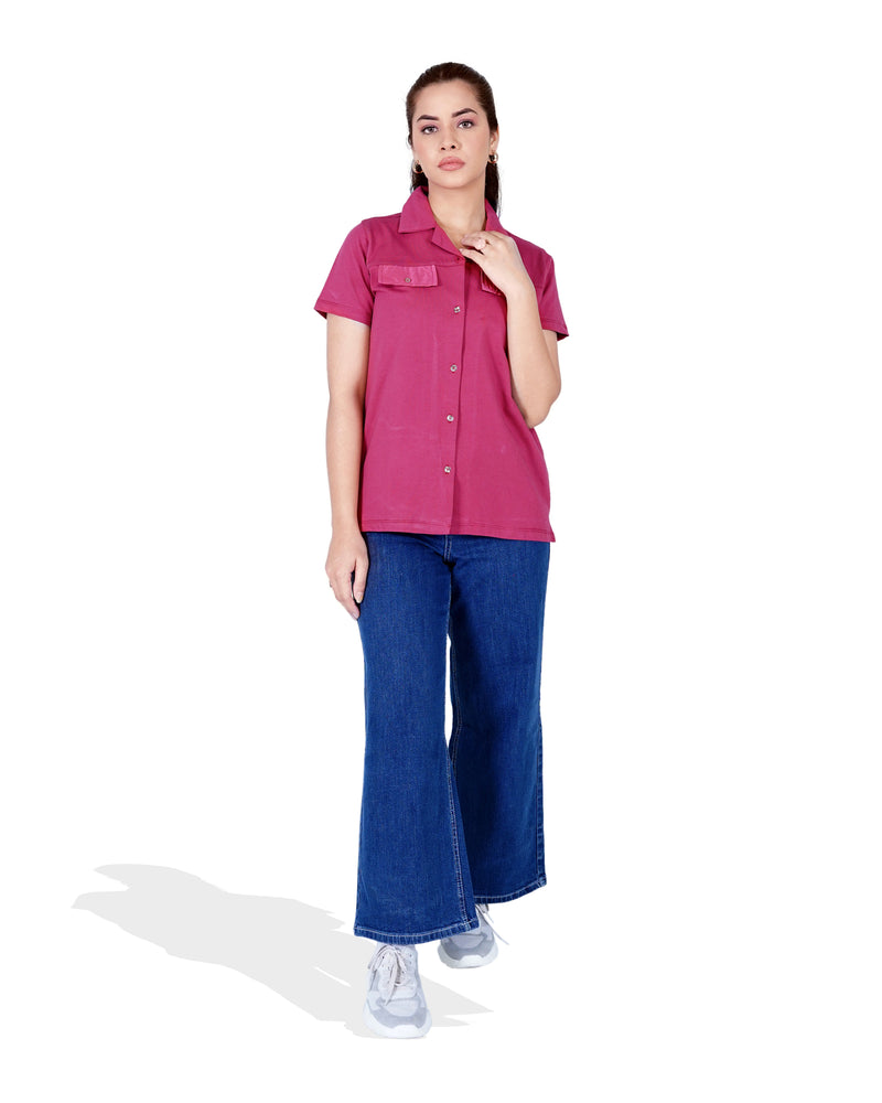 Women Safari Collar Button-Down - Engine - Buy Now