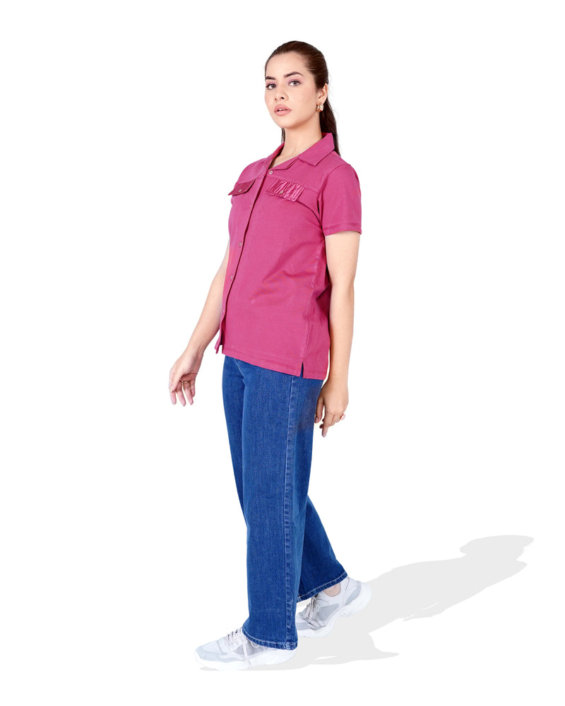 Women Safari Collar Button-Down - Engine - Buy Now