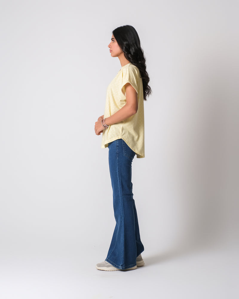 Women Polka Dot Knit Top - Engine - Buy Now