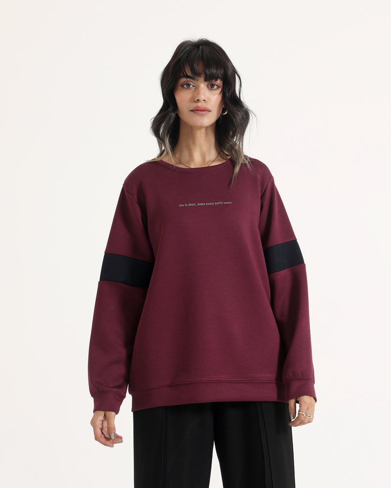 Women Panel Sweatshirt - Engine - Buy Now