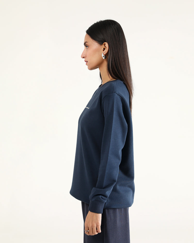 Women Typography Sweatshirt - Engine - Buy Now