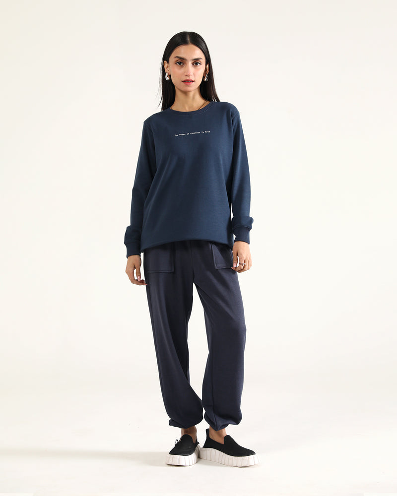 Women Typography Sweatshirt - Engine - Buy Now