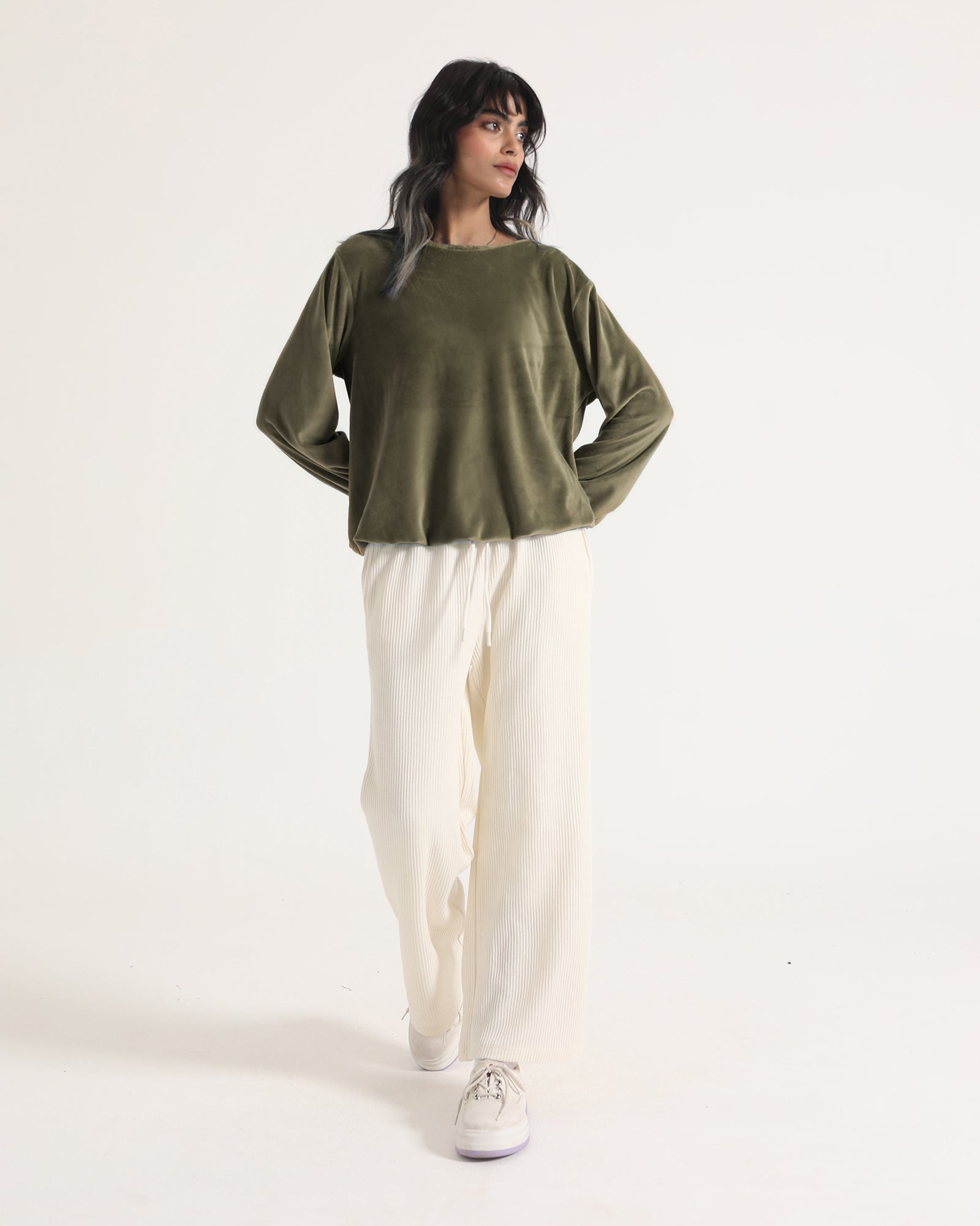 Women Basic SweatShirt