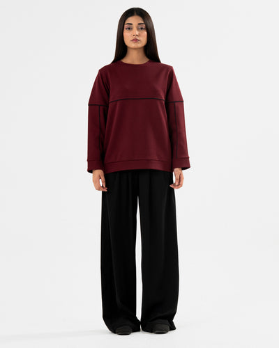 Women Panel Sweatshirt