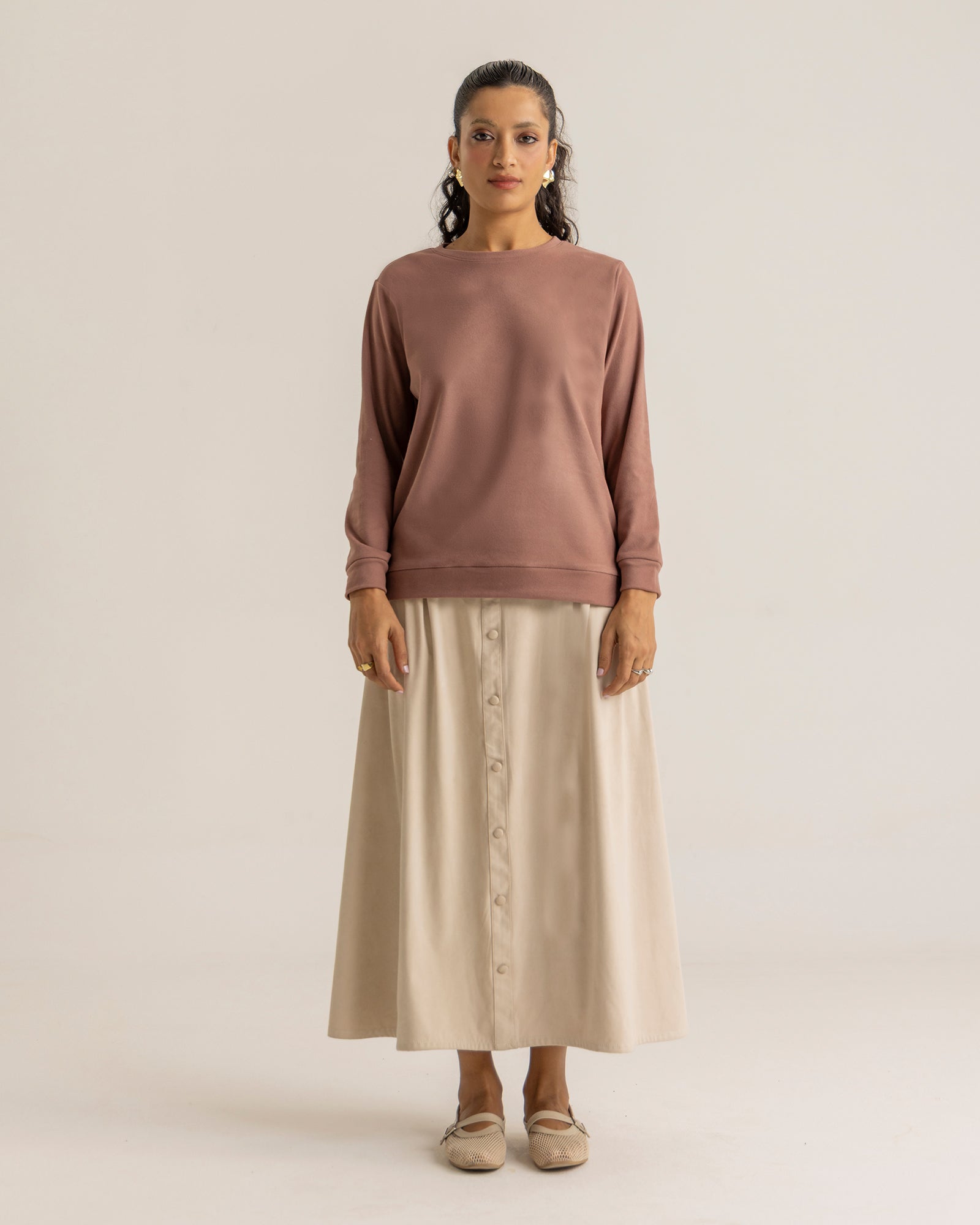 Women Basic Sweatshirt