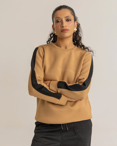 Women Panel Sweatshirt