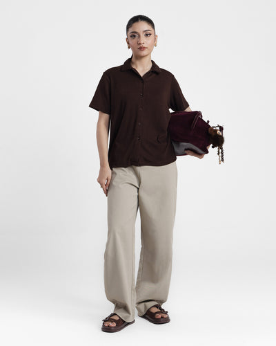 Women Button Down Top
