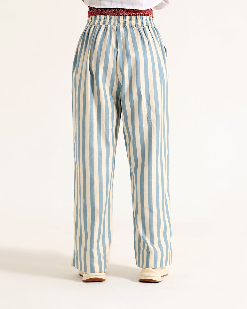 Women Striped Flared Trouser - Engine - Buy Now