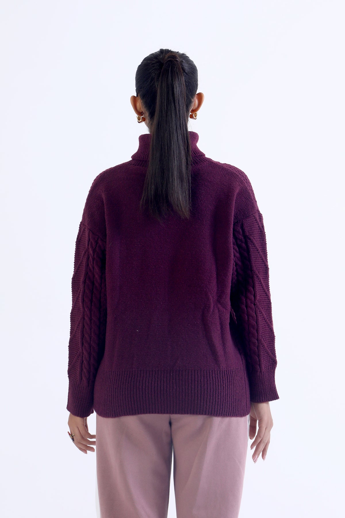 Women Mock Neck Sweater - Engine - Buy Now